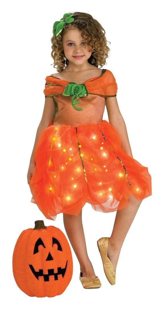 Lite Up Pumpkin Princess Child Costume