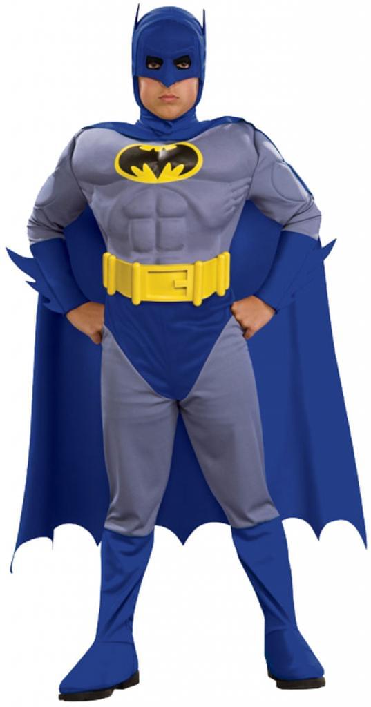 Batman Brave & Bold Deluxe Muscle Chest Batman Costume Toddler