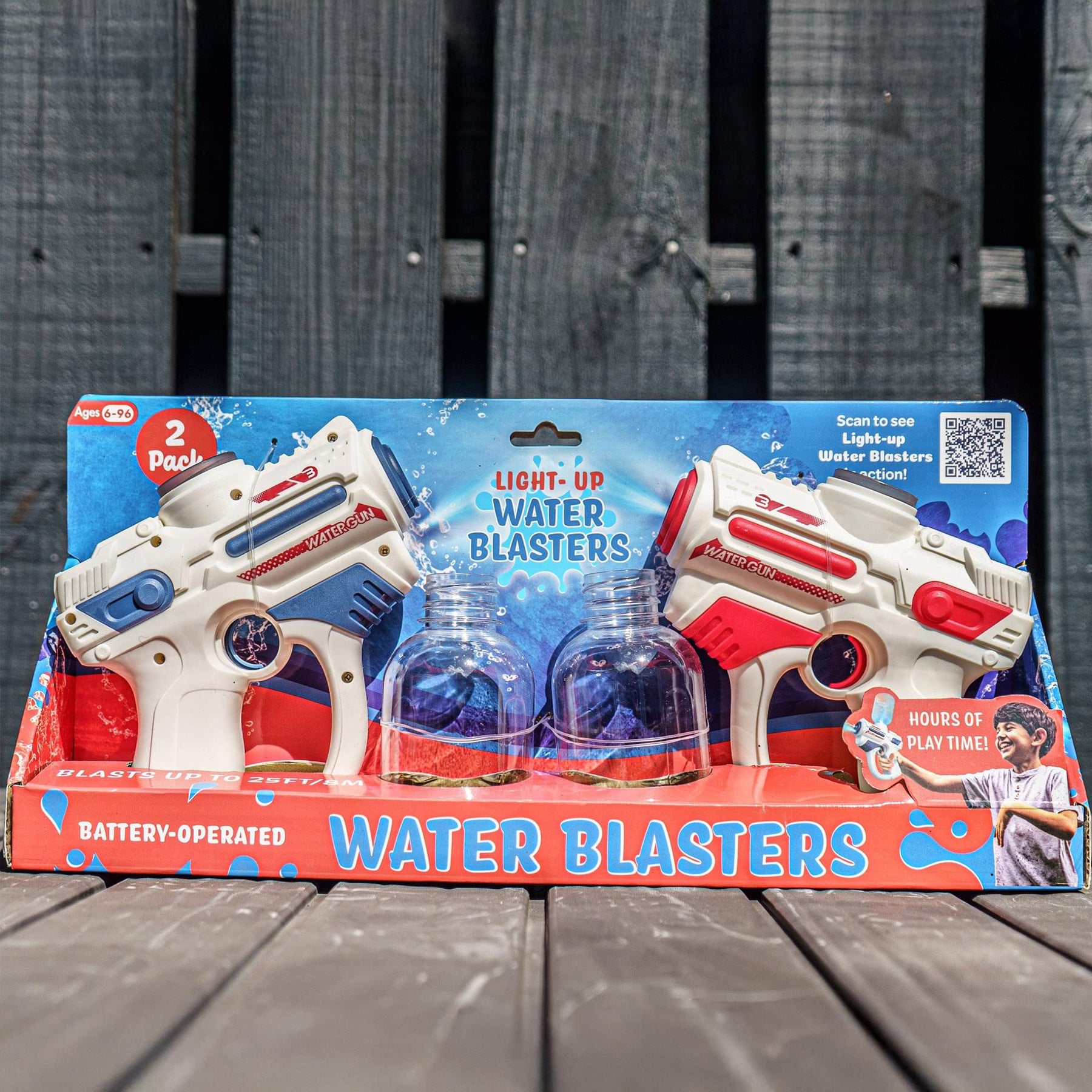 Light-Up Electric Water Gun 2 Pack