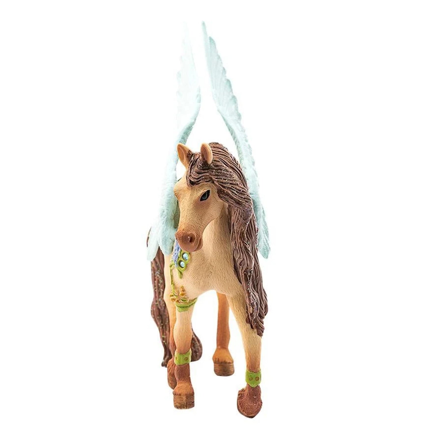 Schleich Decorated Pegasus Stallion Figure | 5.9 x 3.2 x 7.1 Inches