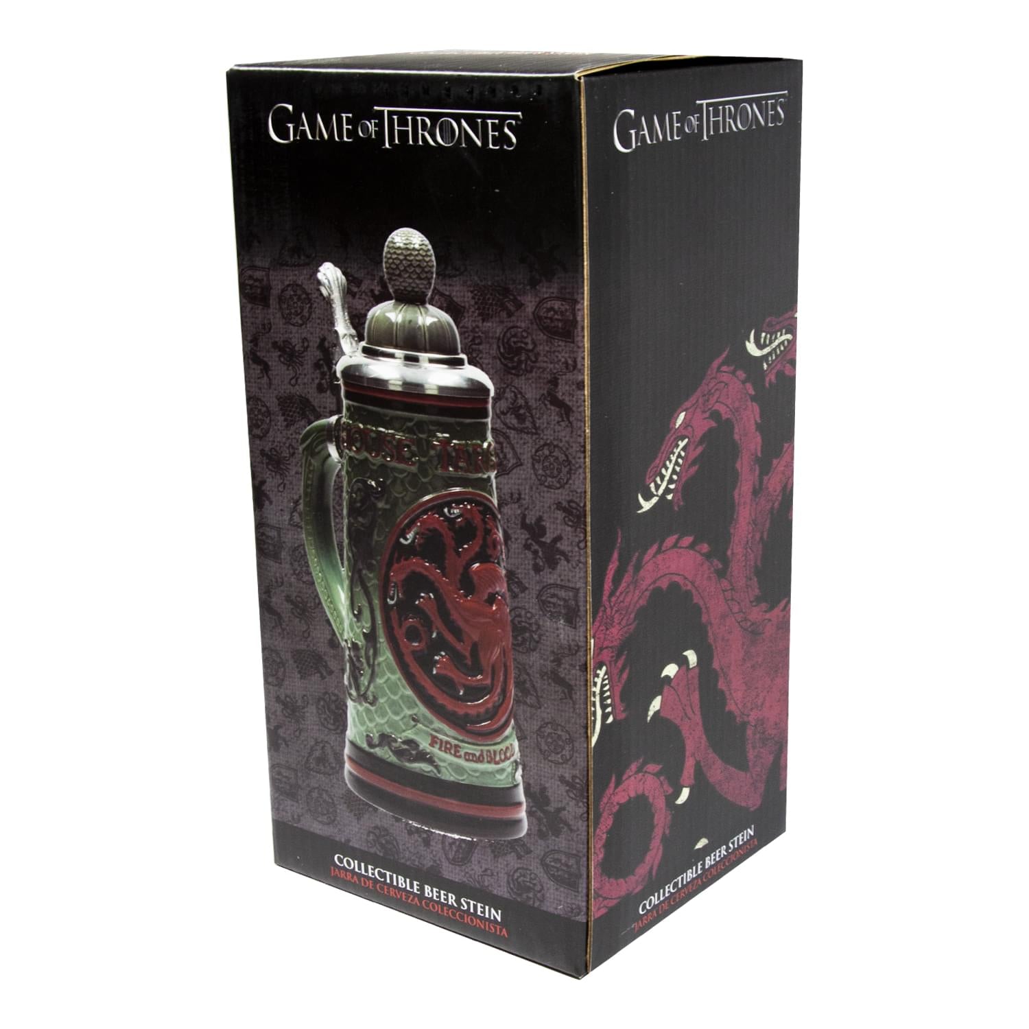 Game of Thrones House Targaryen Beer Stein | Ceramic Drinking Mug | 22 Oz.