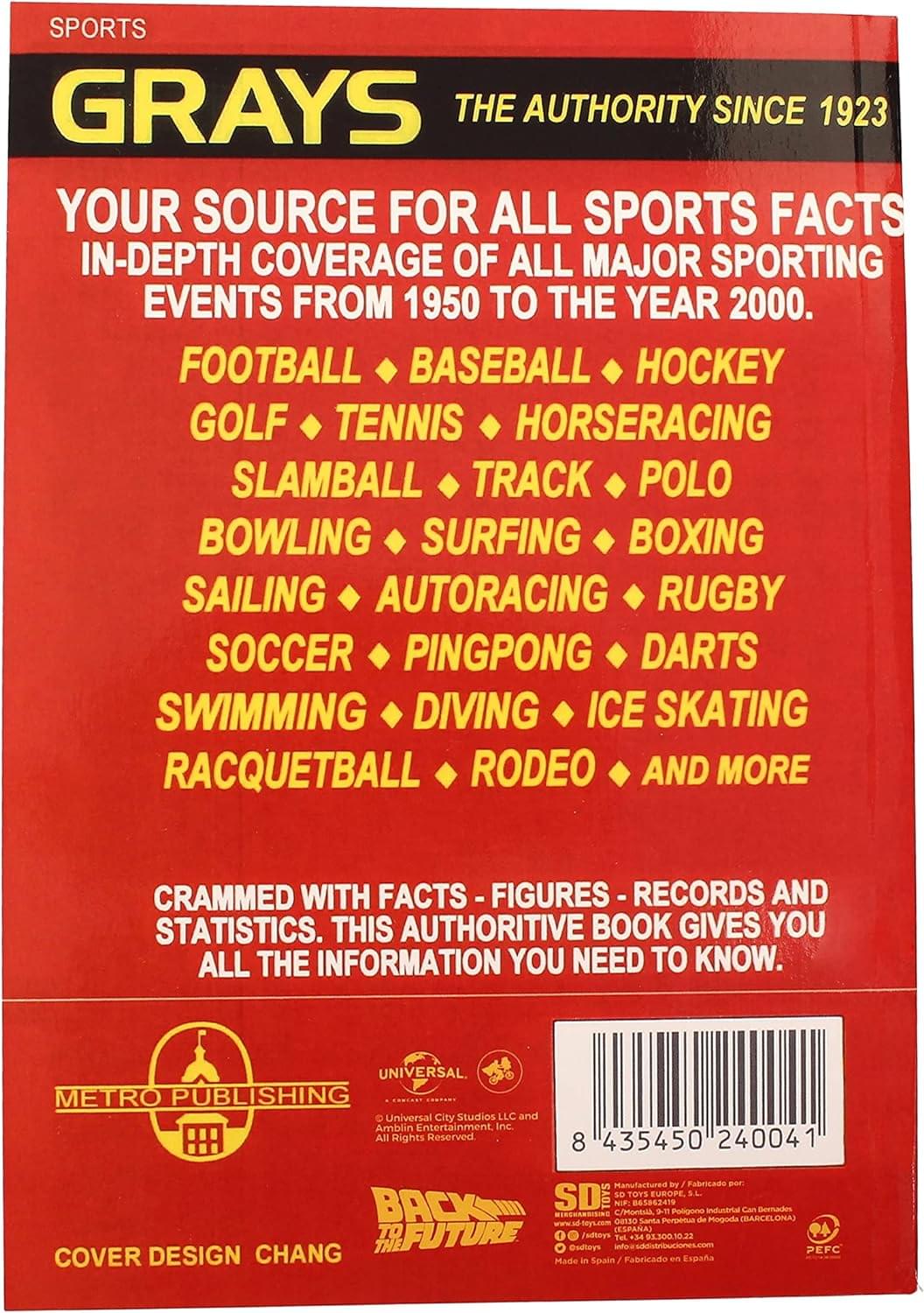 Back to the Future Gray's Sports Almanac Notebook