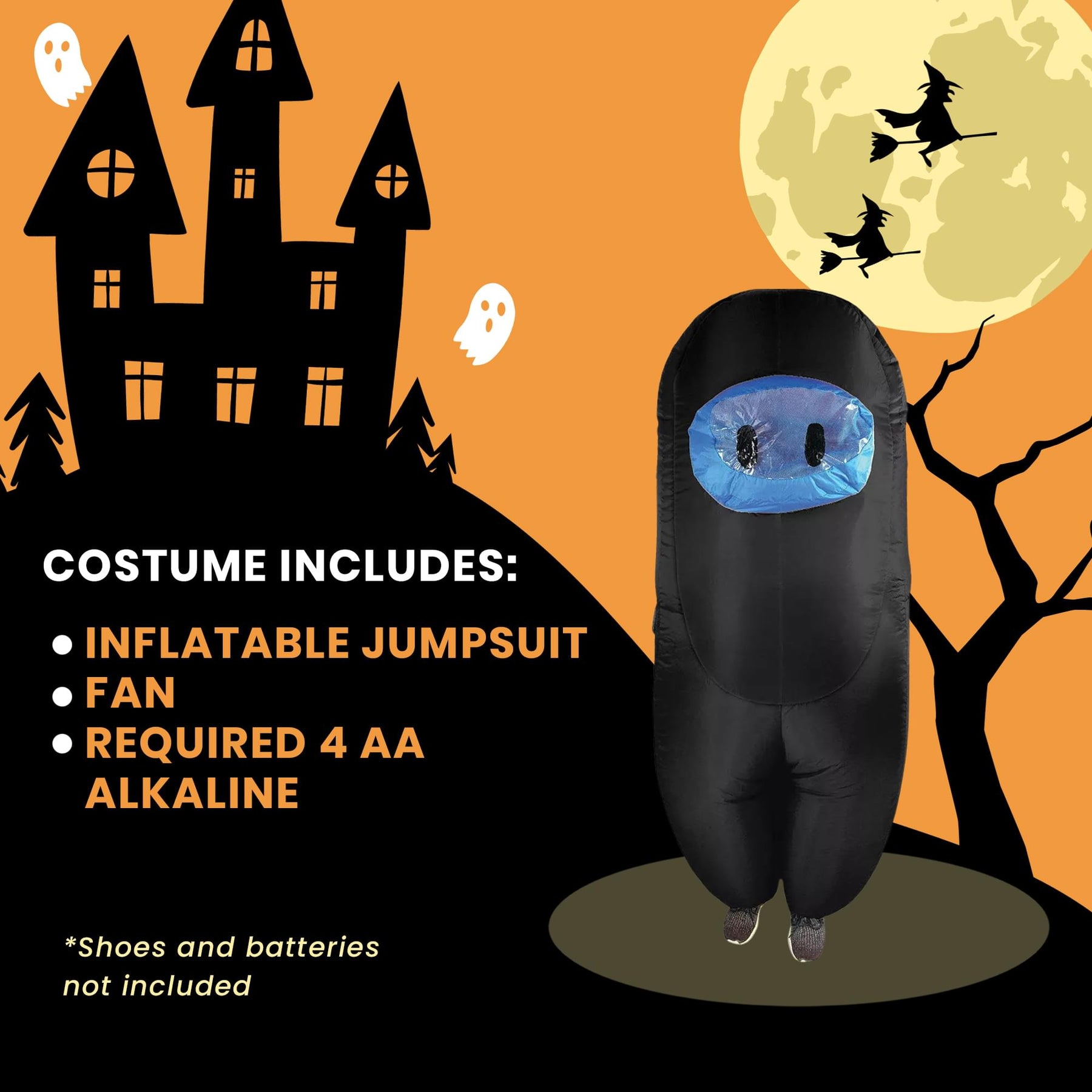 Black Imposter Inflatable Child Costume | Standard