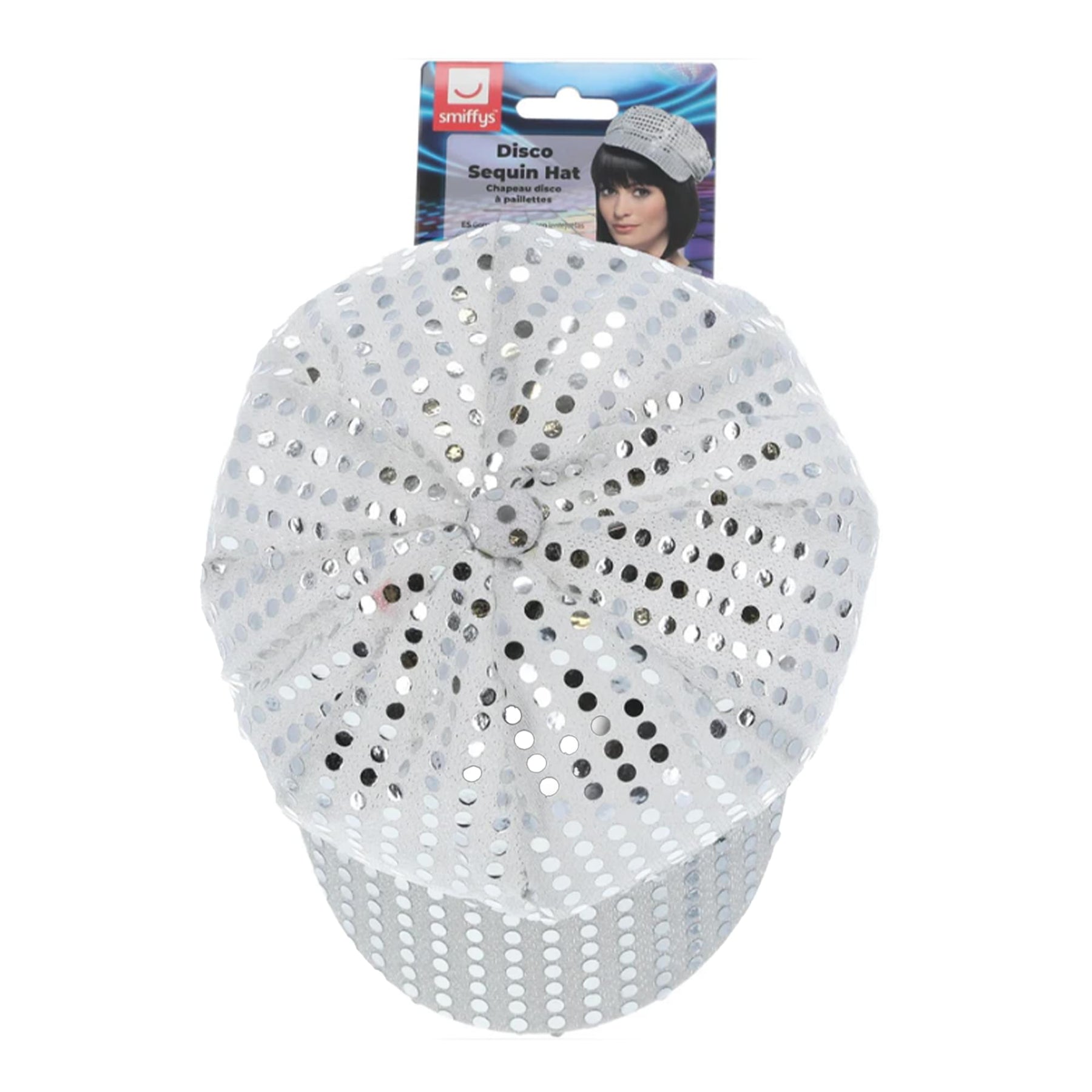 Silver Disco Hat Costume Accessory