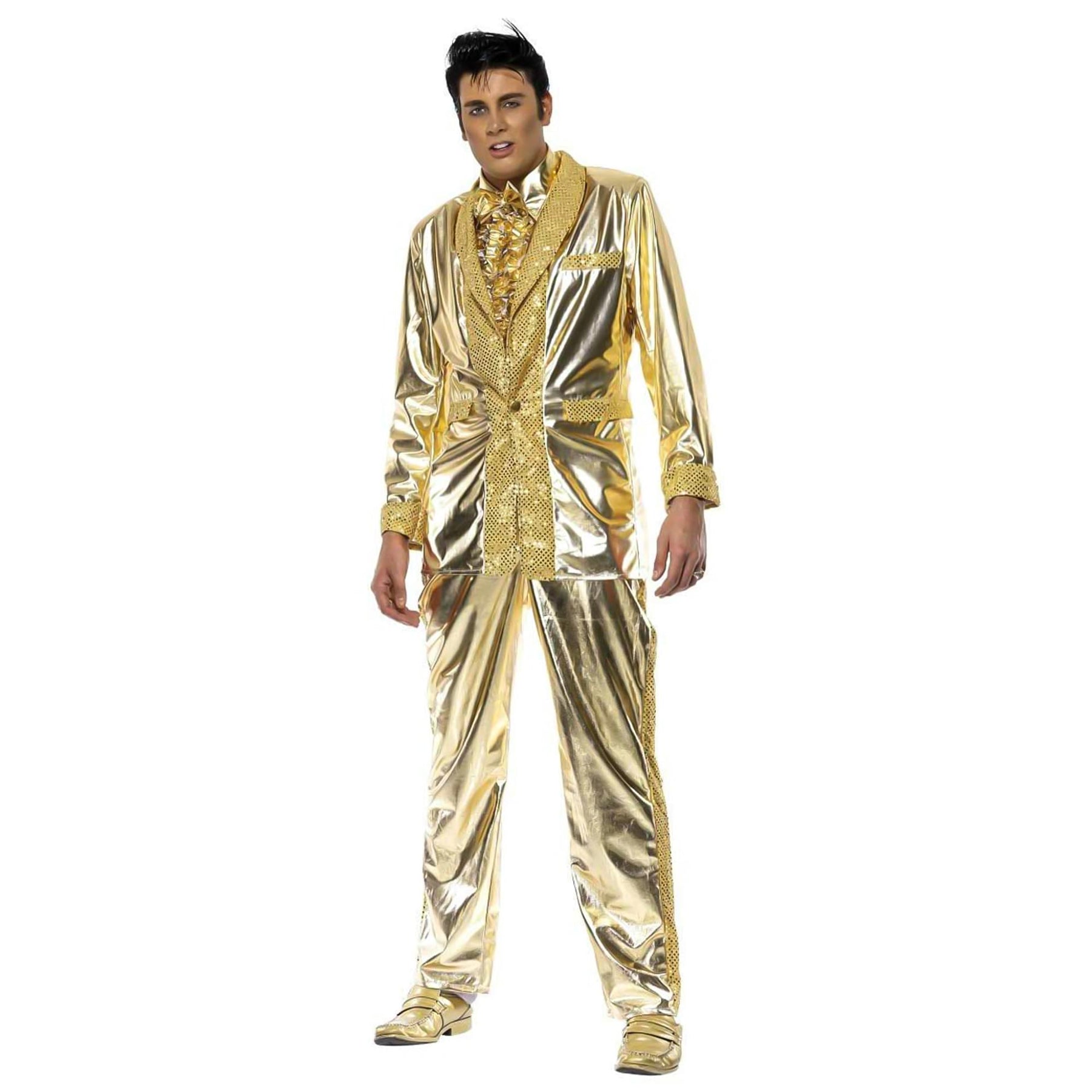 Elvis Gold Lame Chest Child Costume