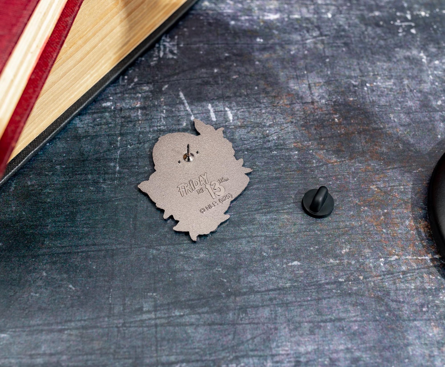 Friday The 13th Jason Voorhees Mask Traditional Tattoo Enamel Pin