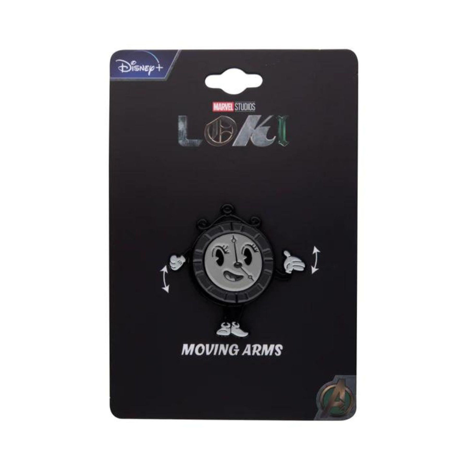 Marvel Loki Miss Minutes Moving Hand Enamel Pin