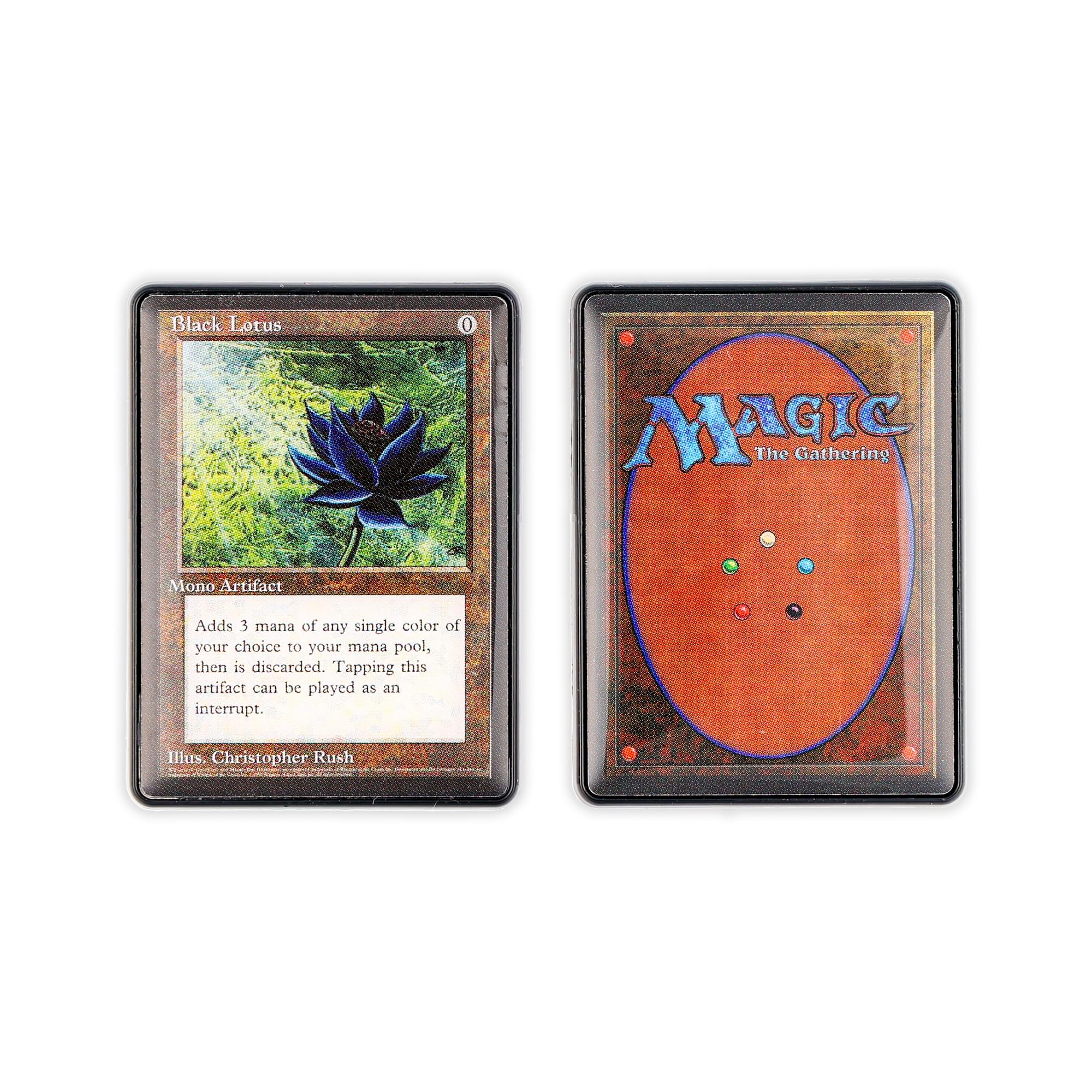 Magic Gathering Black Lotus Card 2-Piece Pin Set