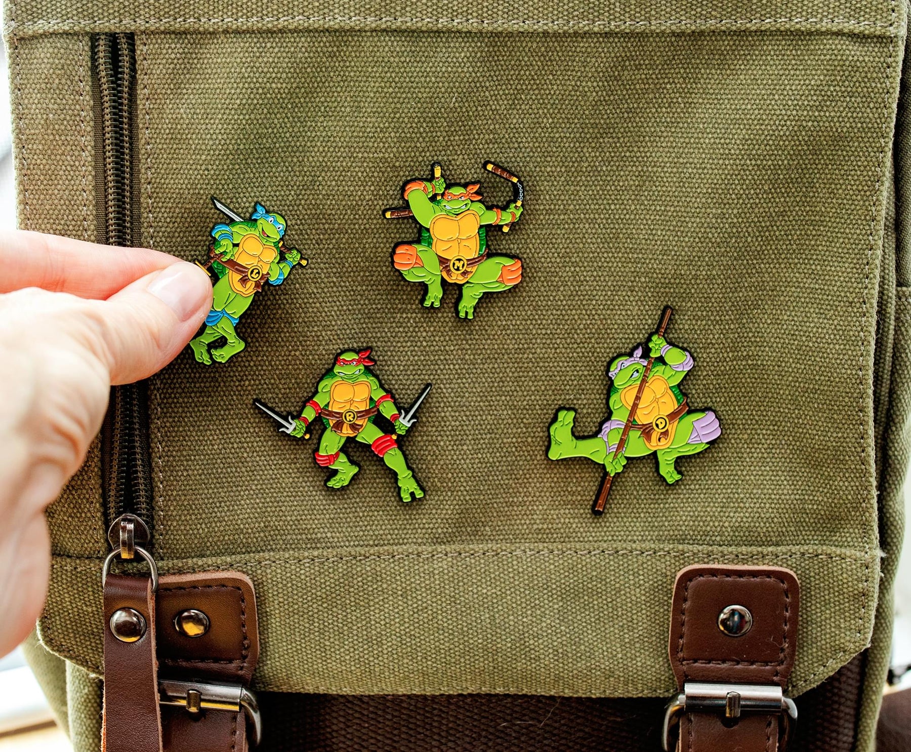 Teenage Mutant Ninja Turtles 4-Piece Enamel Pin Set