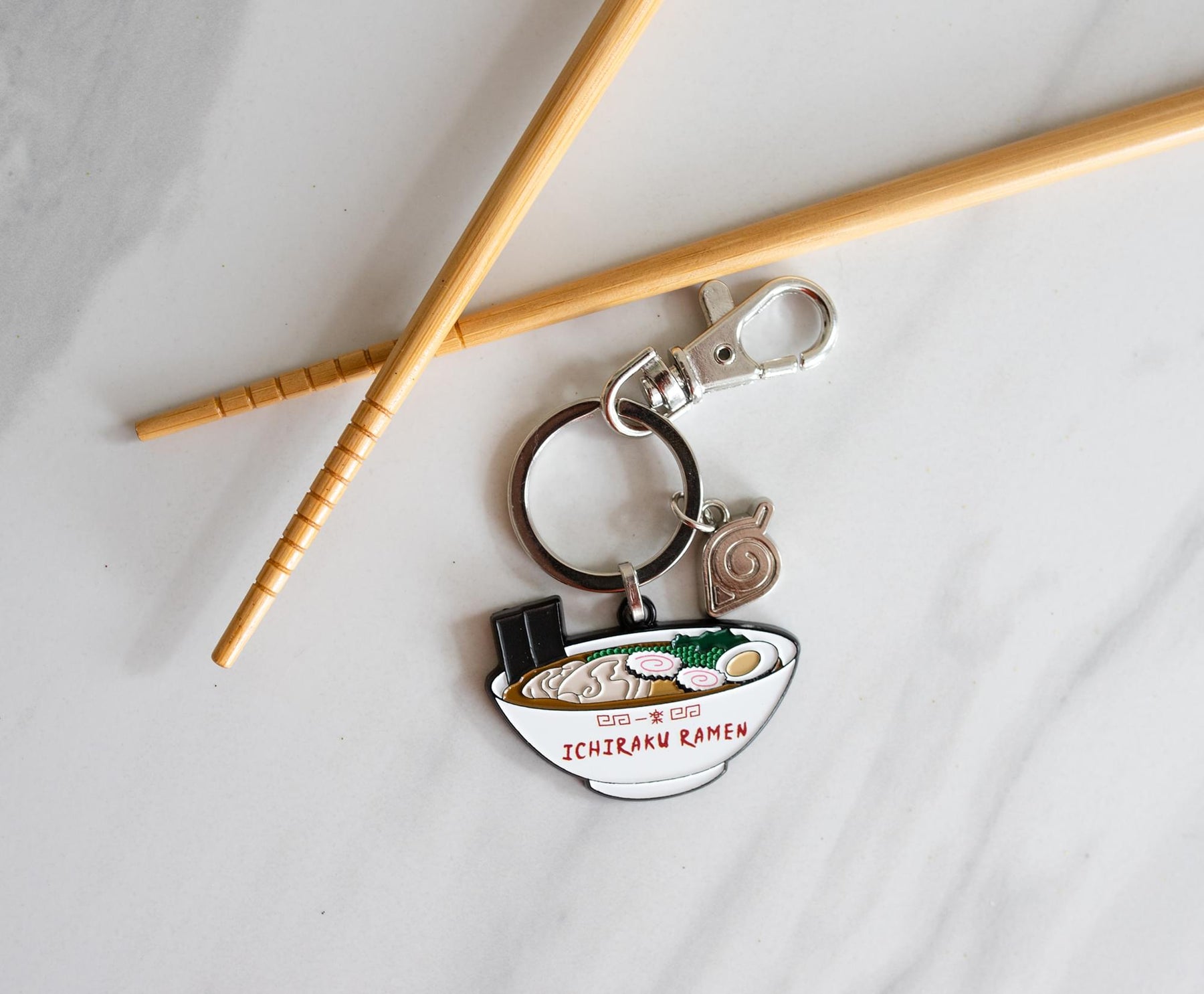 Naruto Ichiraku Ramen Enamel Pendant Keychain