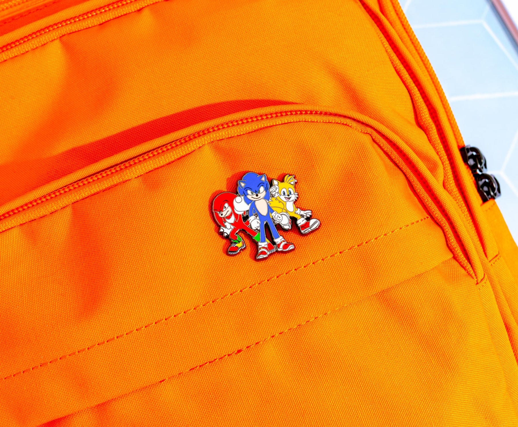 Sonic The Hedgehog 3 Character Trio Enamel Pin