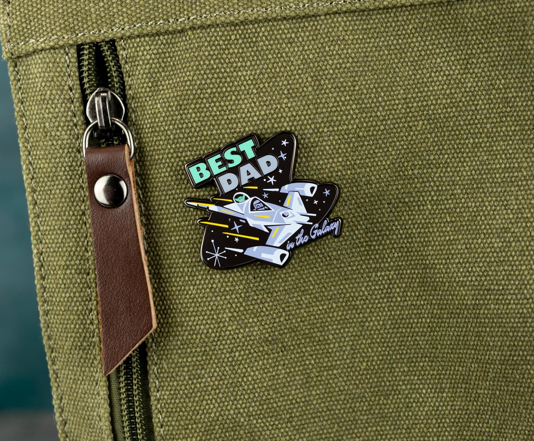 Star Wars: The Mandalorian "Best Dad In The Galaxy" Father's Day Enamel Pin