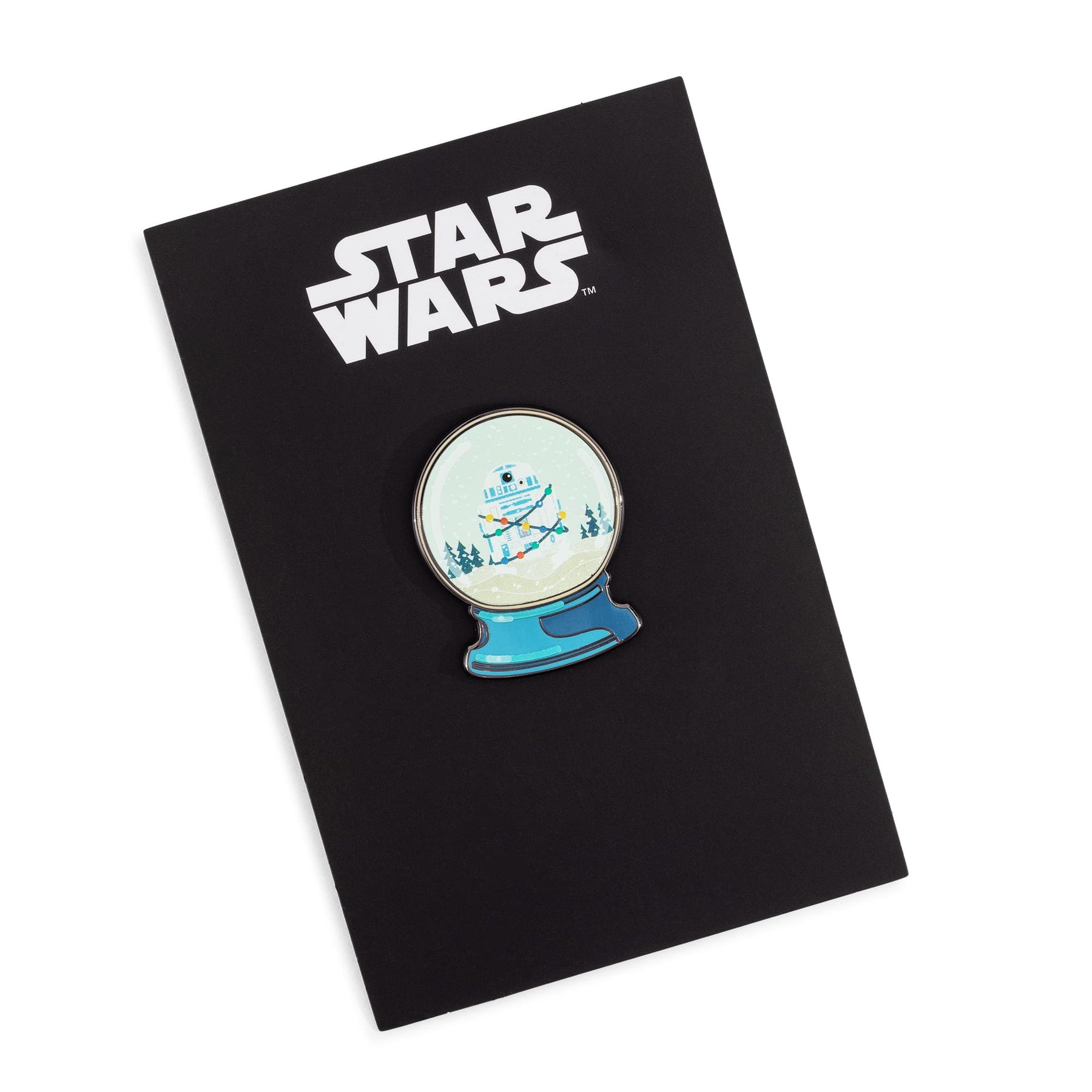 Star Wars R2-D2 Holiday Winter Snow Globe Enamel Pin