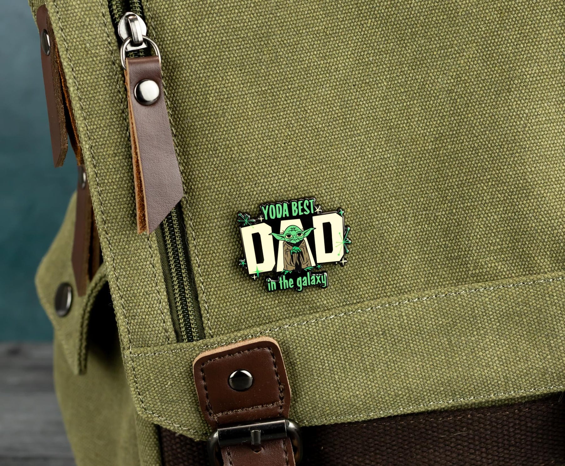 Star Wars "Yoda Best Dad In The Galaxy" Father's Day Enamel Pin