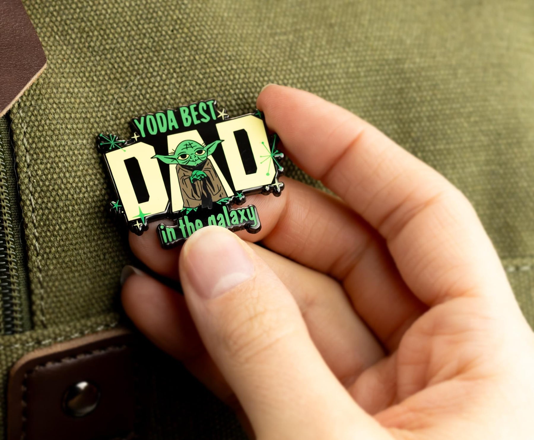 Star Wars "Yoda Best Dad In The Galaxy" Father's Day Enamel Pin