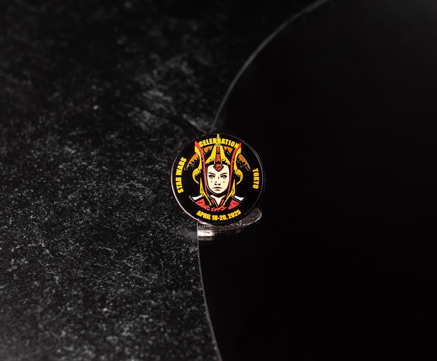 Star Wars Queen Amidala English Enamel Pin | SWC 2025 Exclusive