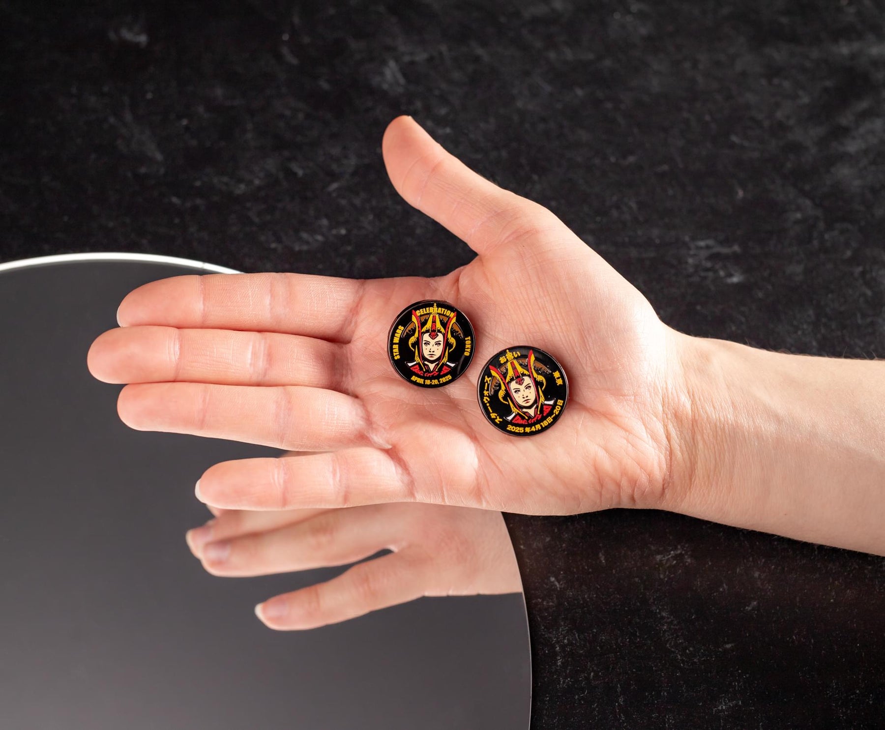 Star Wars Queen Amidala English Enamel Pin | SWC 2025 Exclusive