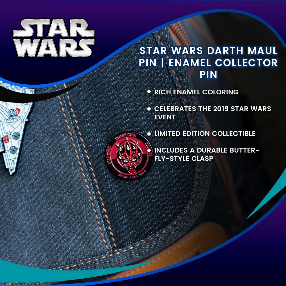 Star Wars Darth Maul Pin | Enamel Collector Pin