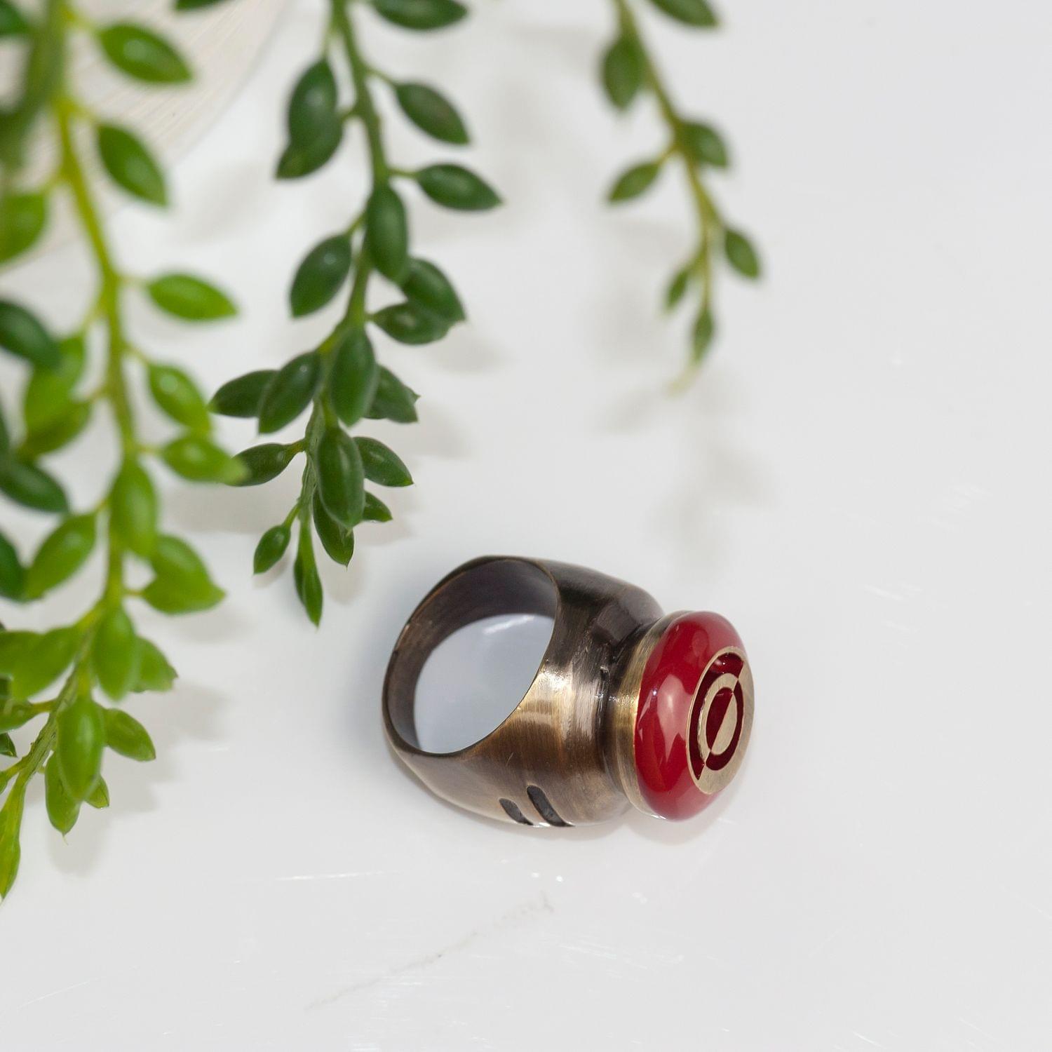 Star Wars Crimson Dawn Replica Signet Ring | Solid Metal and Enamel