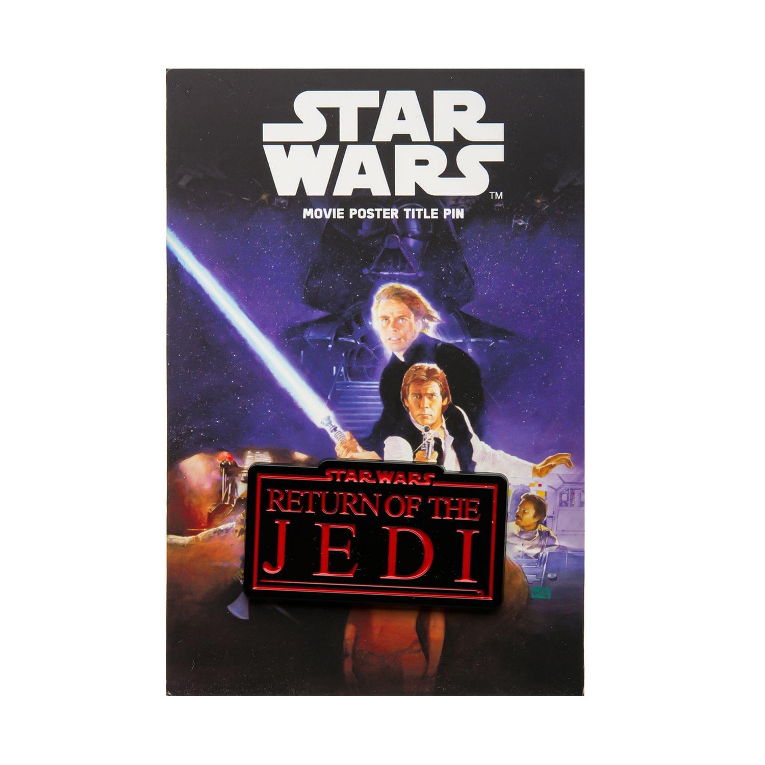 Star Wars Movie Title Pin Collection | Exclusive Poster Title Pin From Each Film