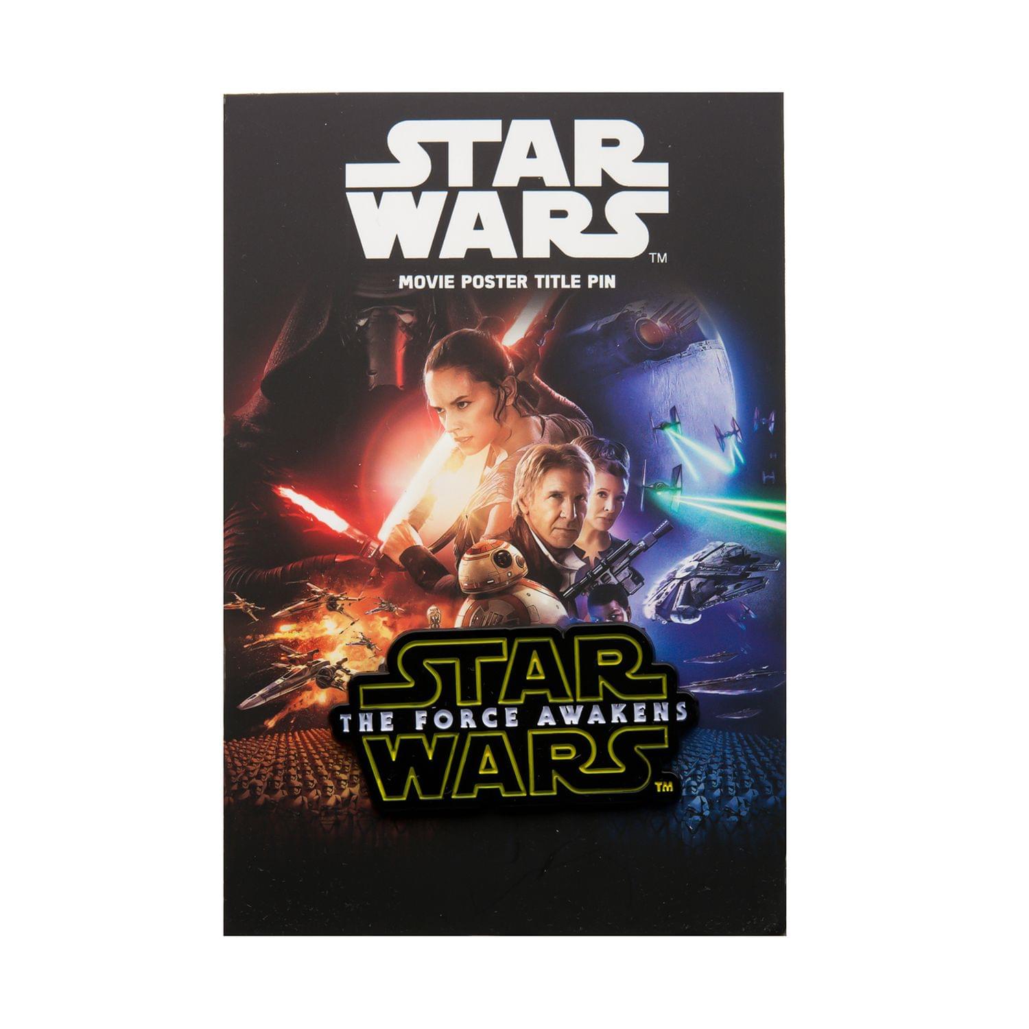 Star Wars Movie Title Pin Collection | Exclusive Poster Title Pin From Each Film