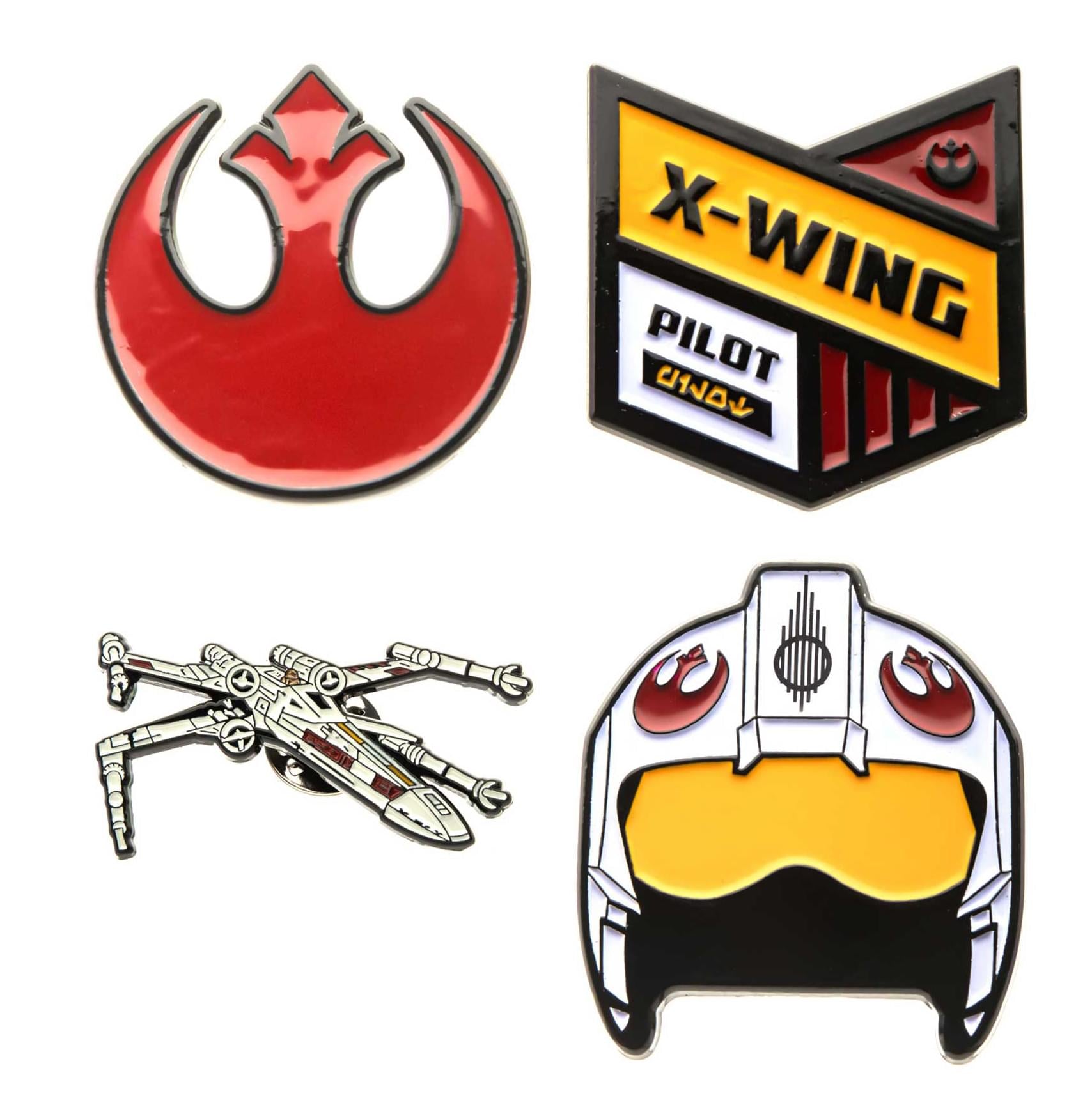 Star Wars Rebel Alliance Enamel Pins | Set of 4 | Free Shipping Star Wars Rebel Alliance Enamel Pins | Set of 4 | Free Shipping