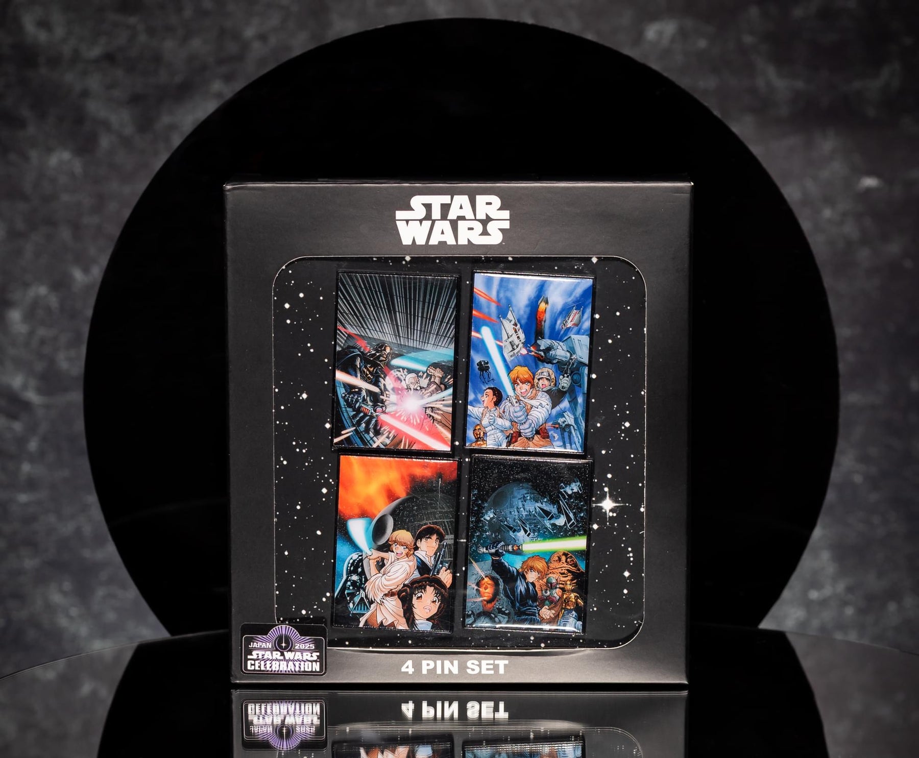 Star Wars Original Trilogy 4-Piece Enamel Pin Set | SWC 2025 Exclusive