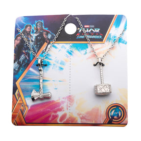 Marvel Thor: Love and Thunder Hammer Necklace Set