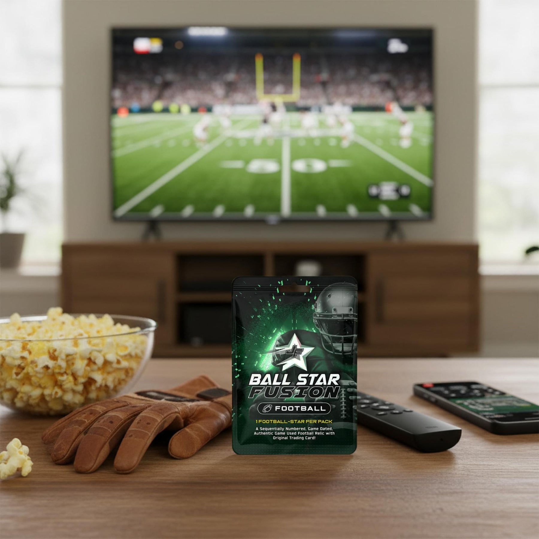 NFL 2025 Ball Star Fusion Football Trading Card Pack