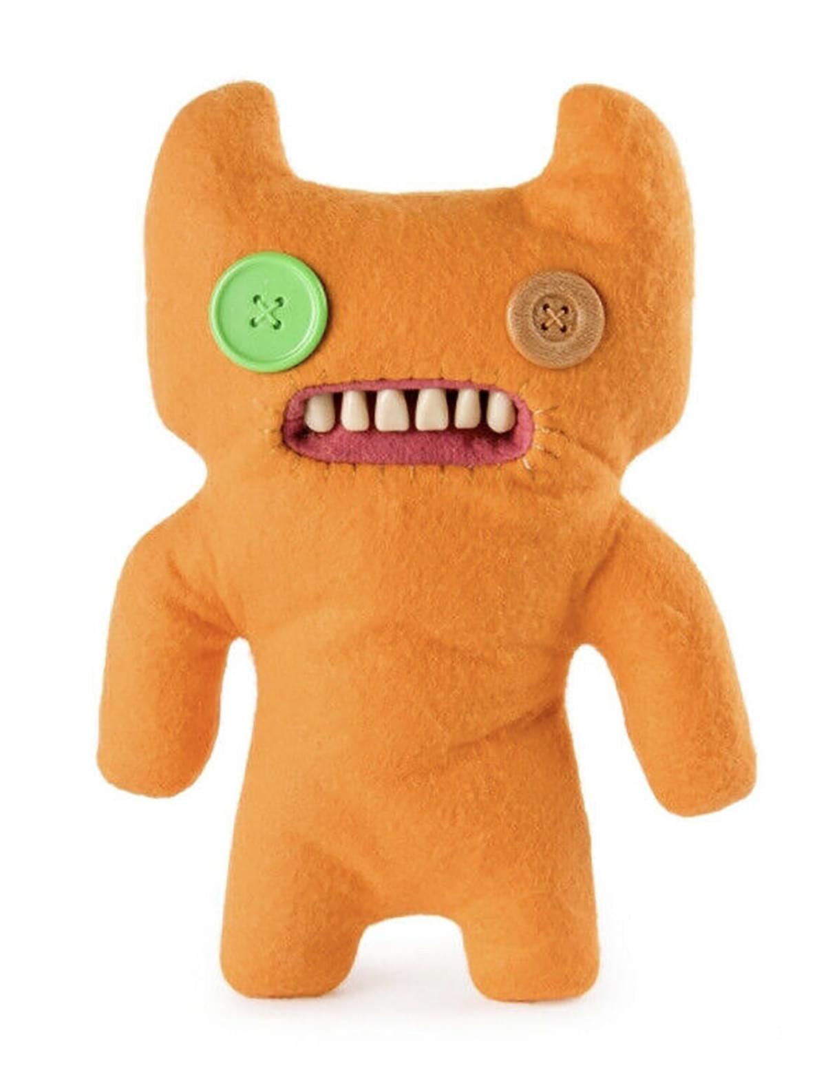 Fuggler Inch Plush Orange Button Eyed Free Shipping