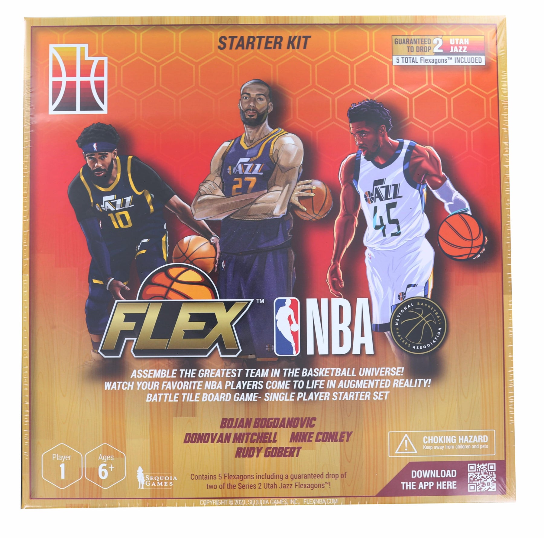 NBA FLEX Series 2 Utah Jazz 1 Player Starter Set