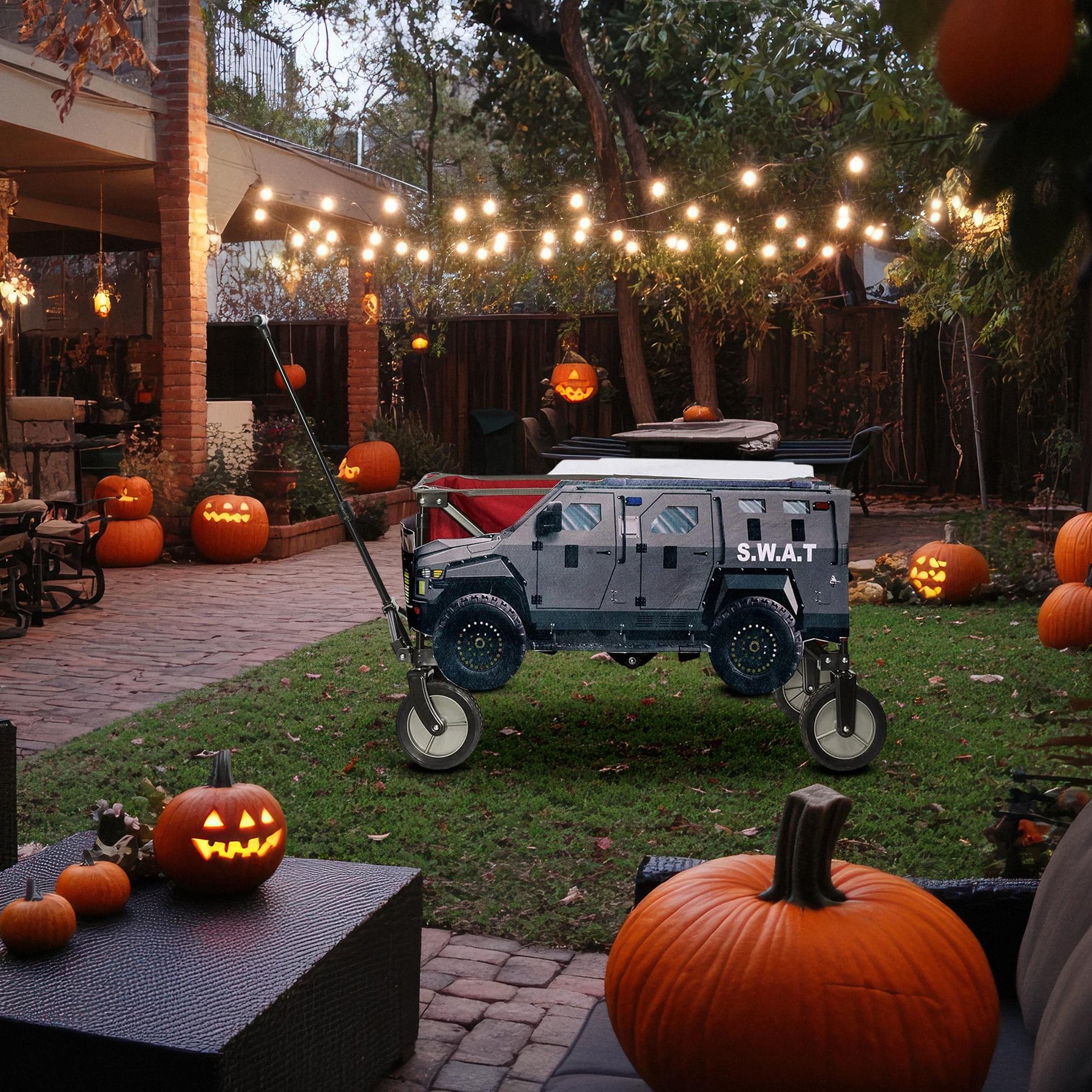 SWAT Wagon Cover Halloween Accessory