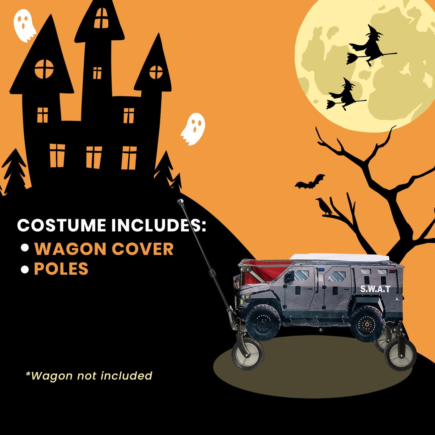 SWAT Wagon Cover Halloween Accessory