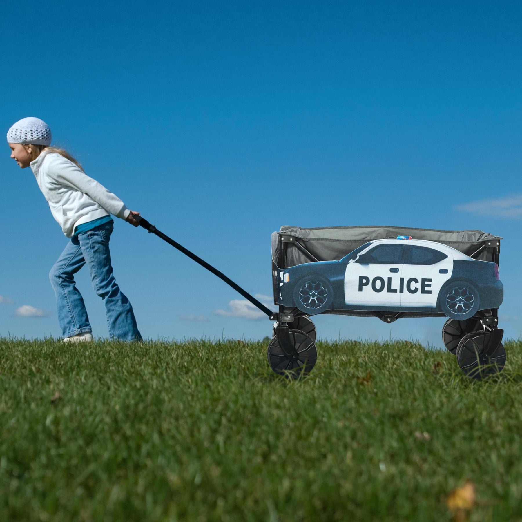 Police Car Wagon Cover Halloween Accessory