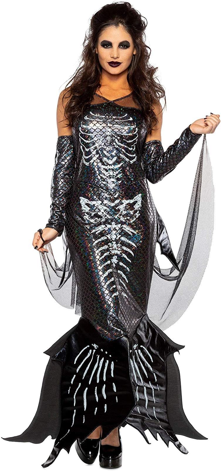 Dark Skeleton Mermaid Adult Costume | Free Shipping Dark Skeleton Mermaid Adult Costume | Free Shipping