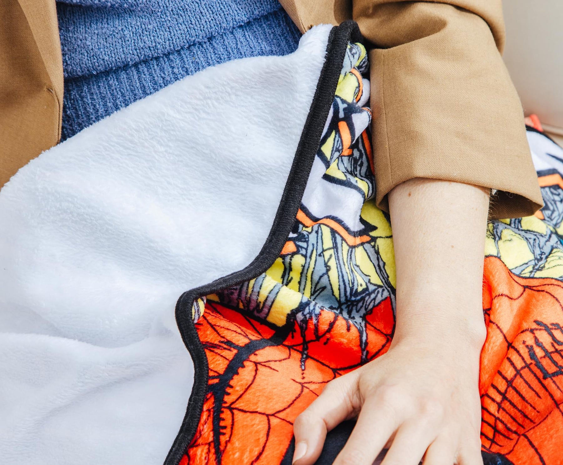 Marvel Comics Spider-Man Comic Book Cover Fleece Throw Blanket | 45 x 60 Inches