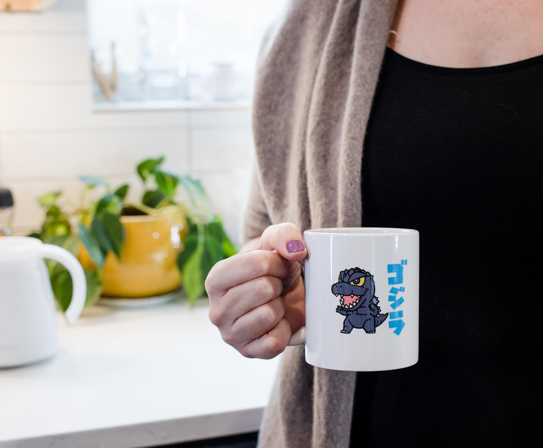 Godzilla Chibi Character Ceramic Mug Exclusive | Holds 11 Ounces