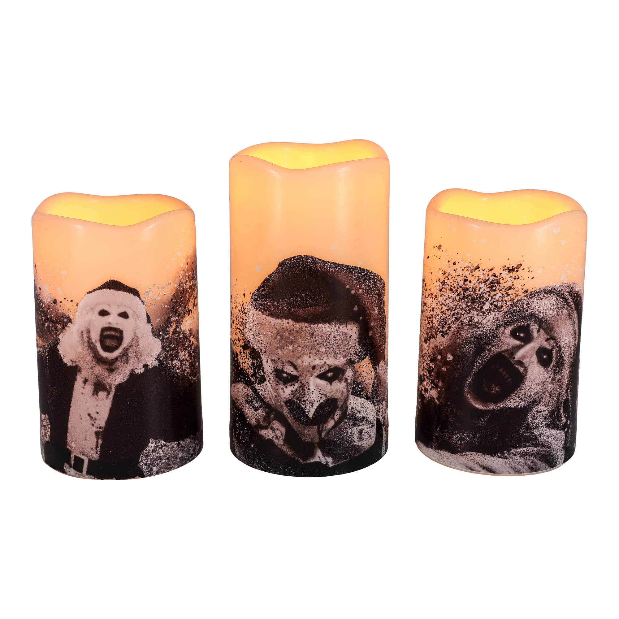 Terrifier LED Flameless Candles | Set Of 3 | Free Shipping