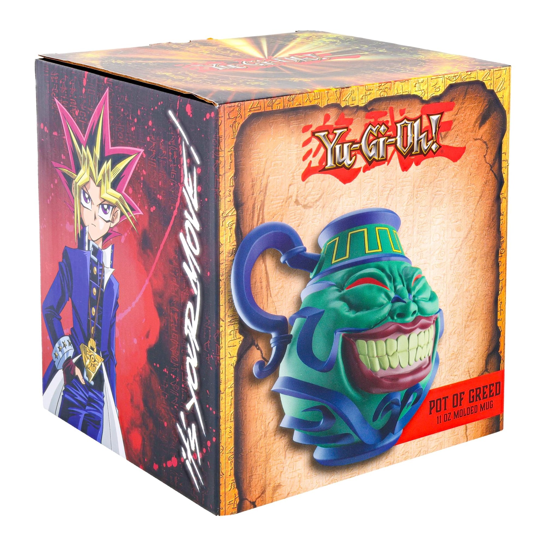 Yu-Gi-Oh! Pot Of Greed Sculpted Ceramic Mug | Holds 11 Ounces