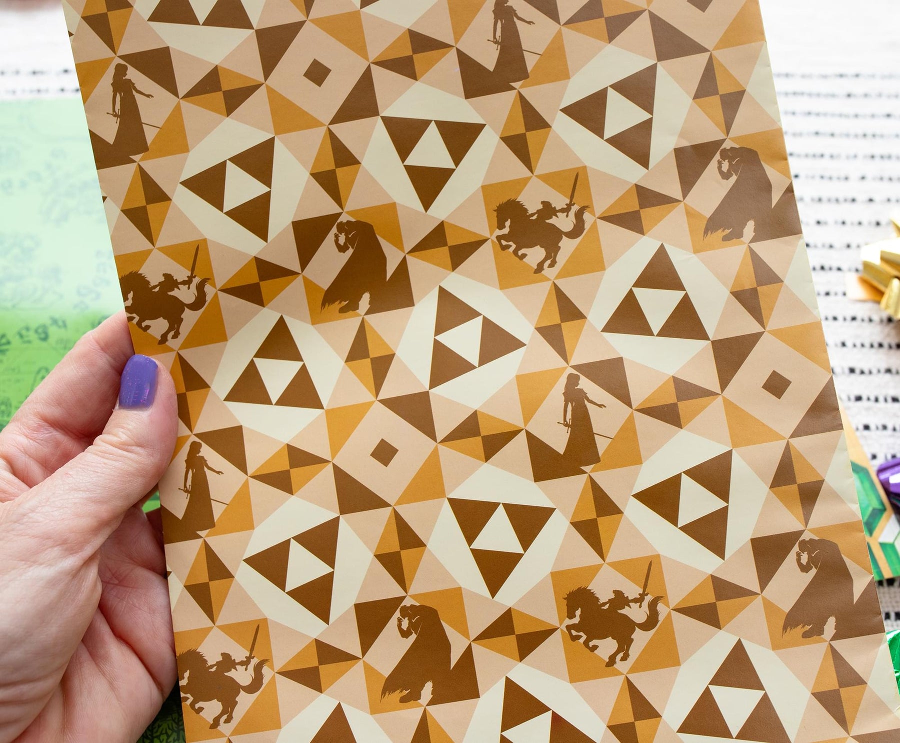 The Legend of Zelda 9-Piece Wrapping Paper Kit