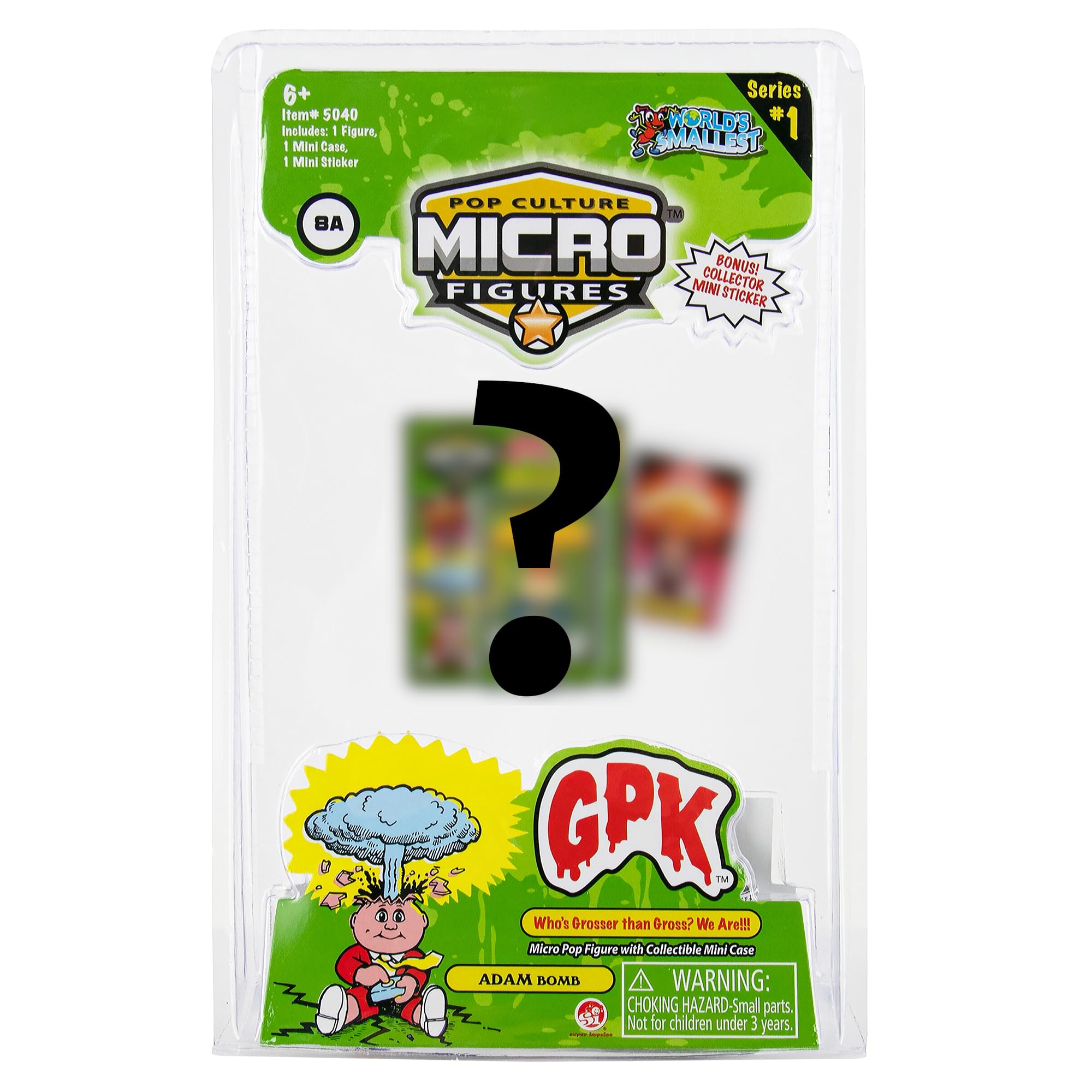 Worlds Smallest GPK Micro Figure | One Random | Free Shipping