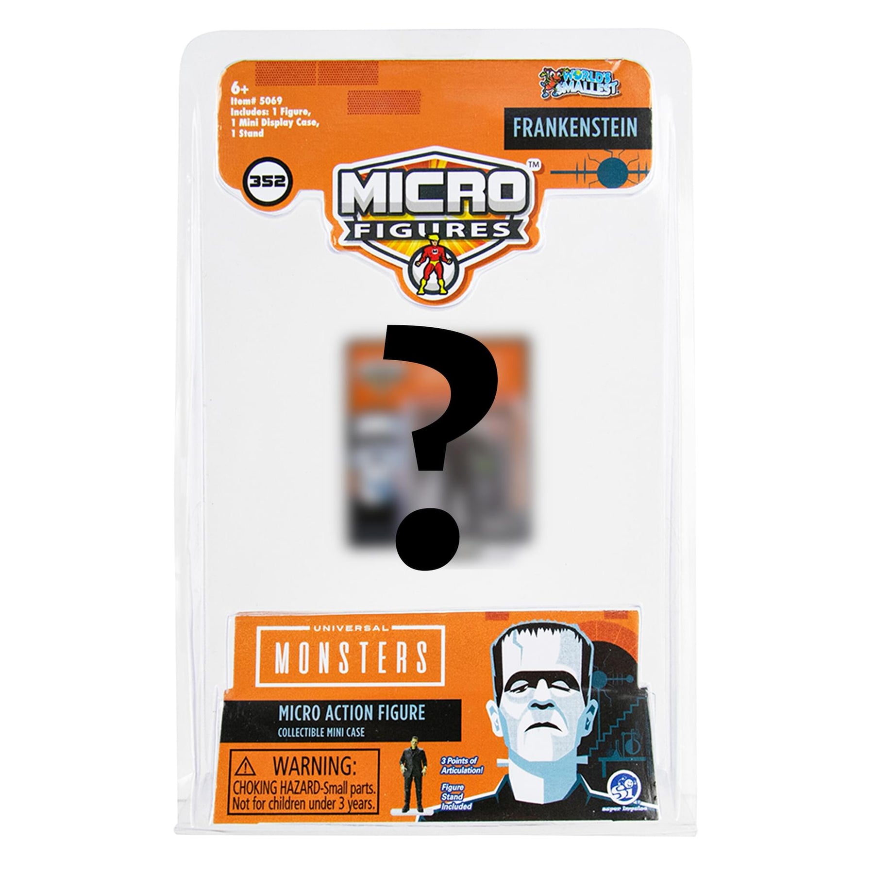 Worlds Smallest Universal Monsters Micro Figure | One Random