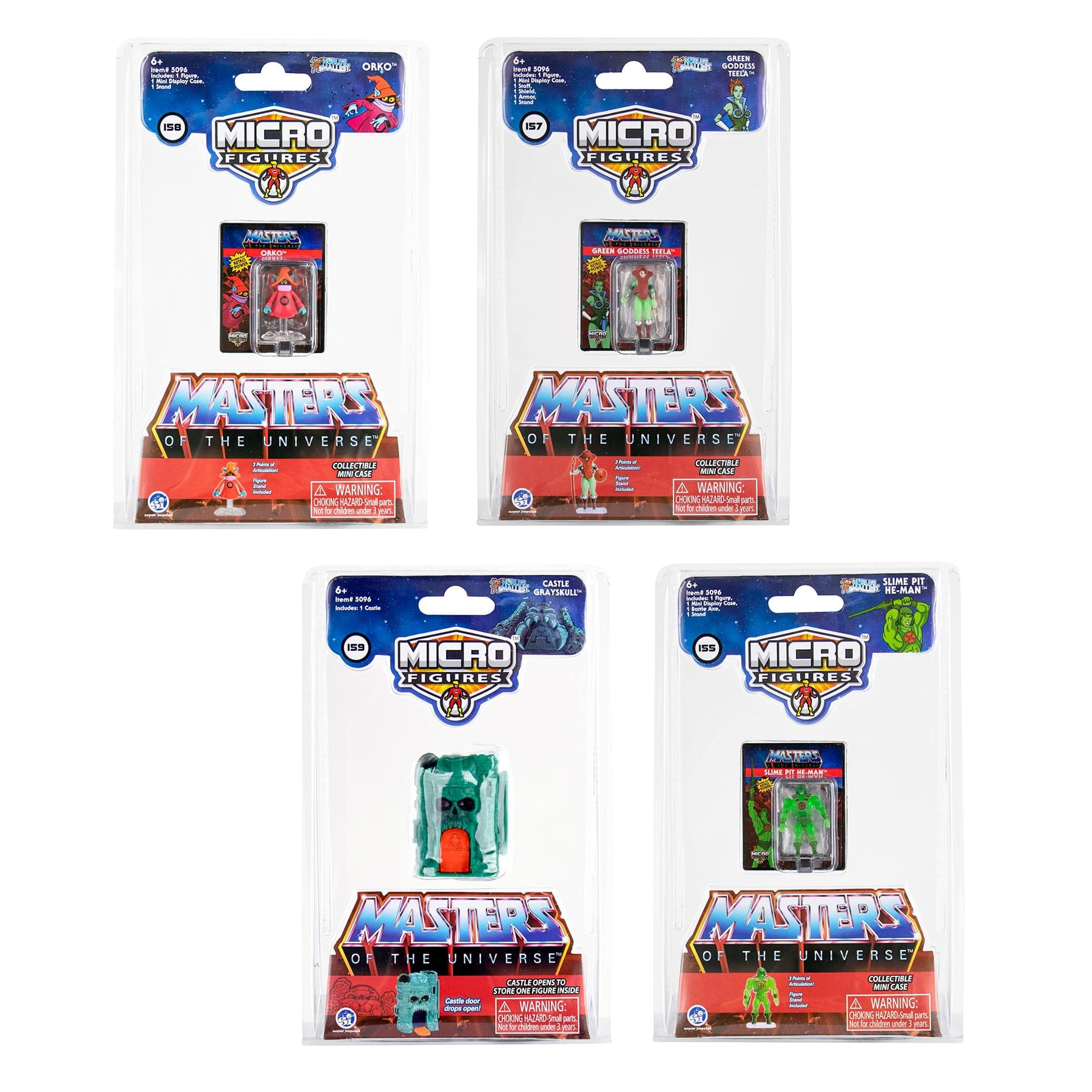 Worlds Smallest Master of the Universe Series 2 Micro Figure | One Random