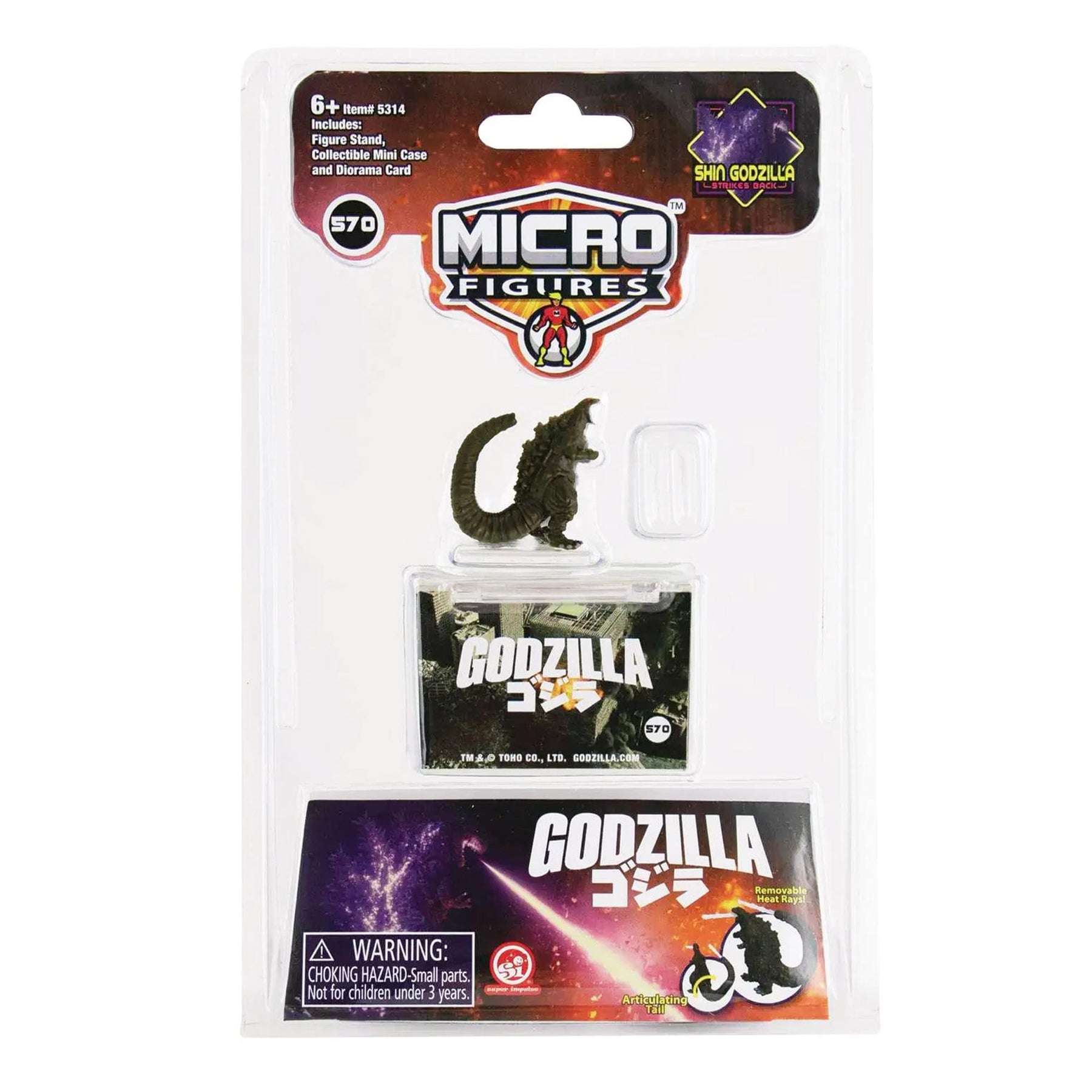 World's Smallest Micro Figure | Godzilla