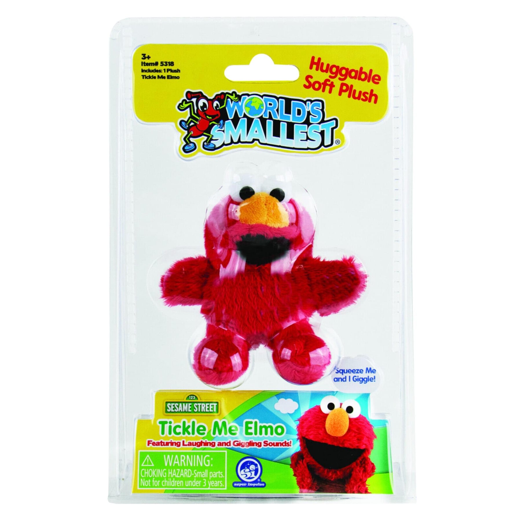 World's Smallest Tickle Me Elmo Plush