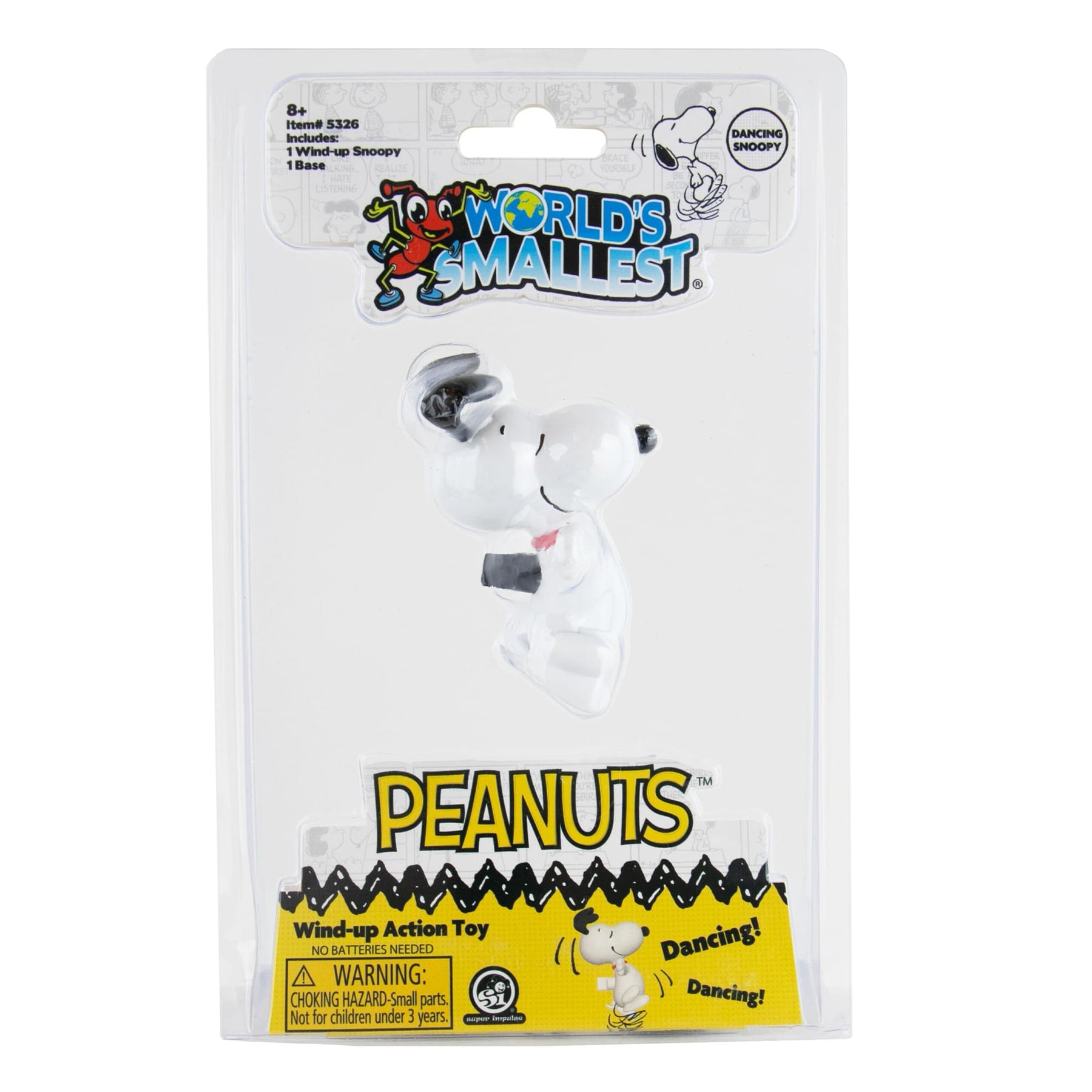World's Smallest Peanuts Dancing Snoopy