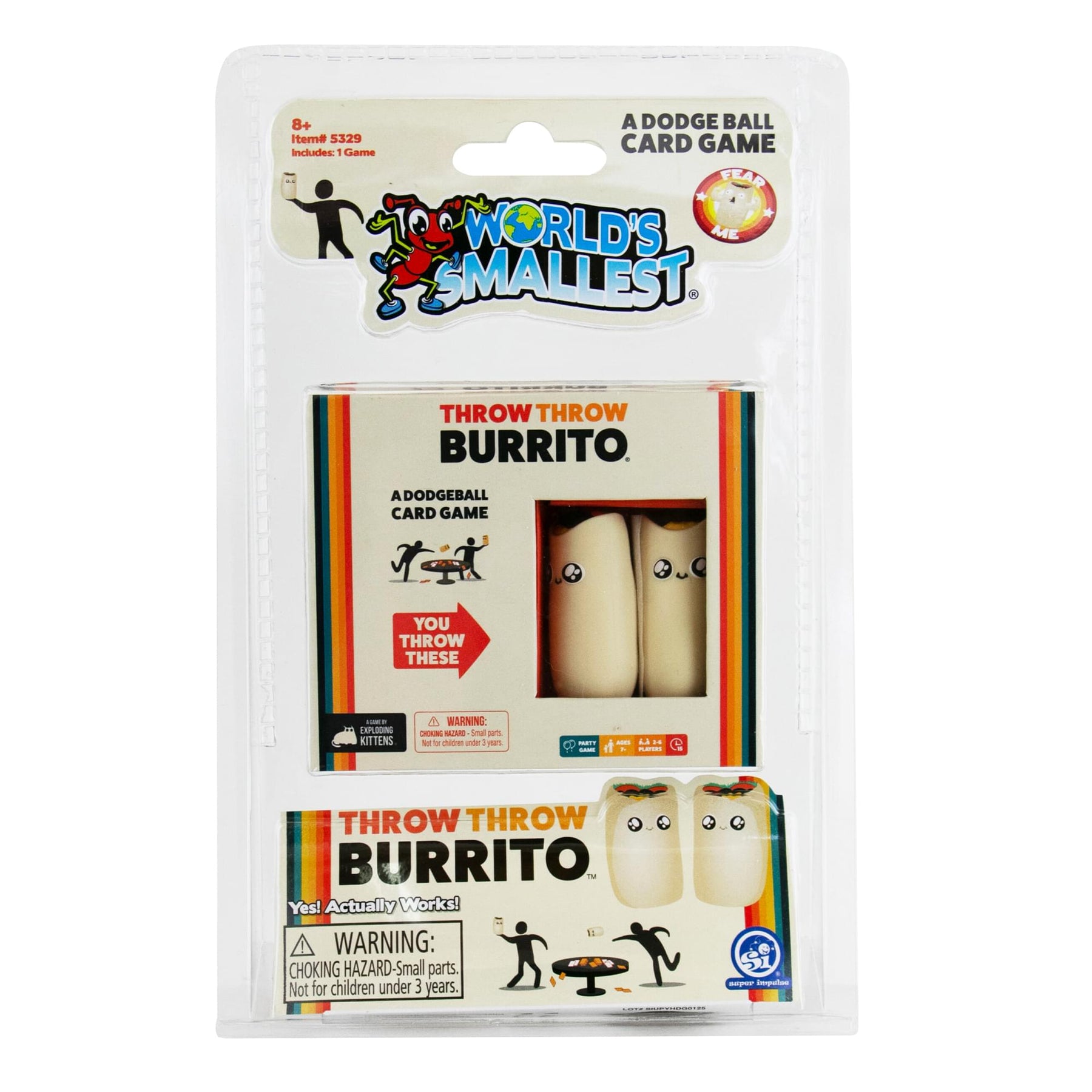World's Smallest Throw Throw Burrito Game