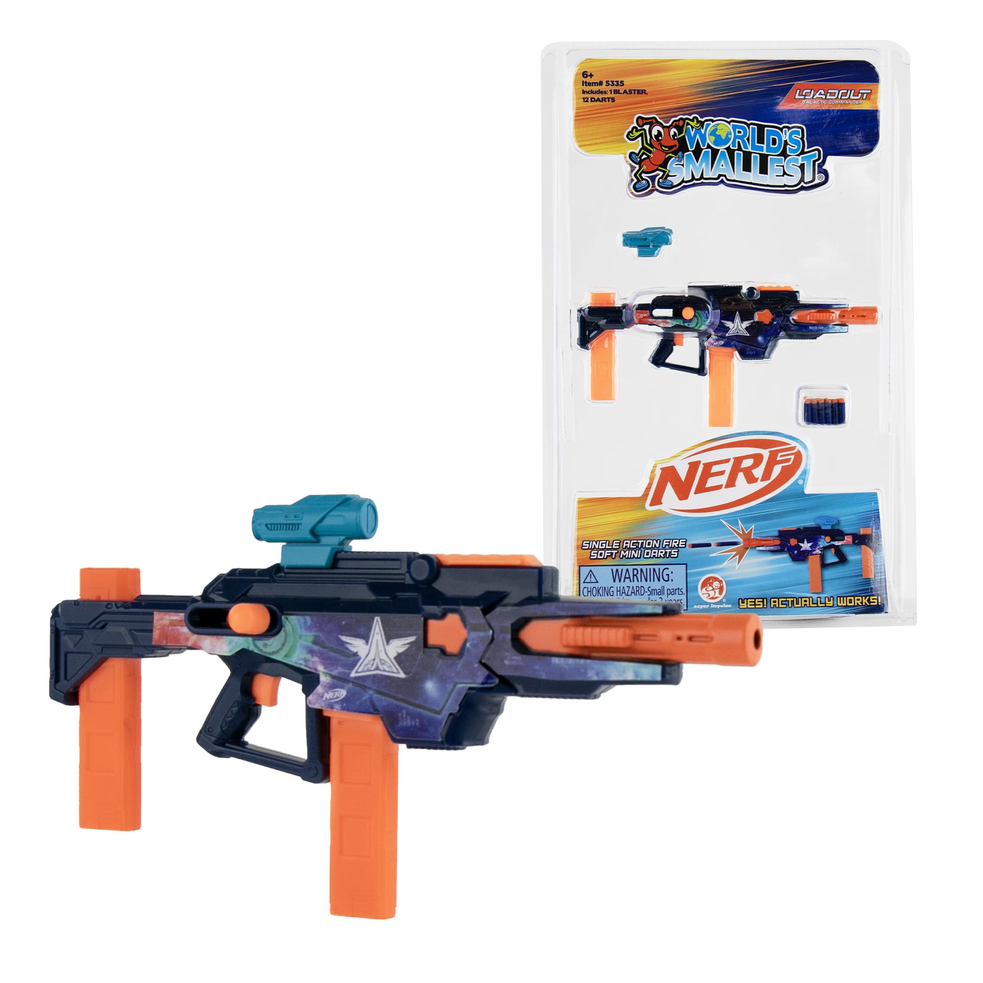 World's Smallest Nerf Loadout Galactic Commander | Free Shipping