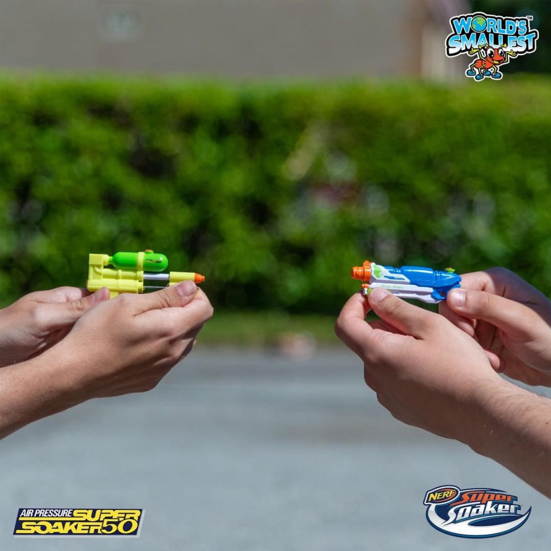 World's Smallest Super Soaker Water Gun | Air Pressure Super Soaker 50