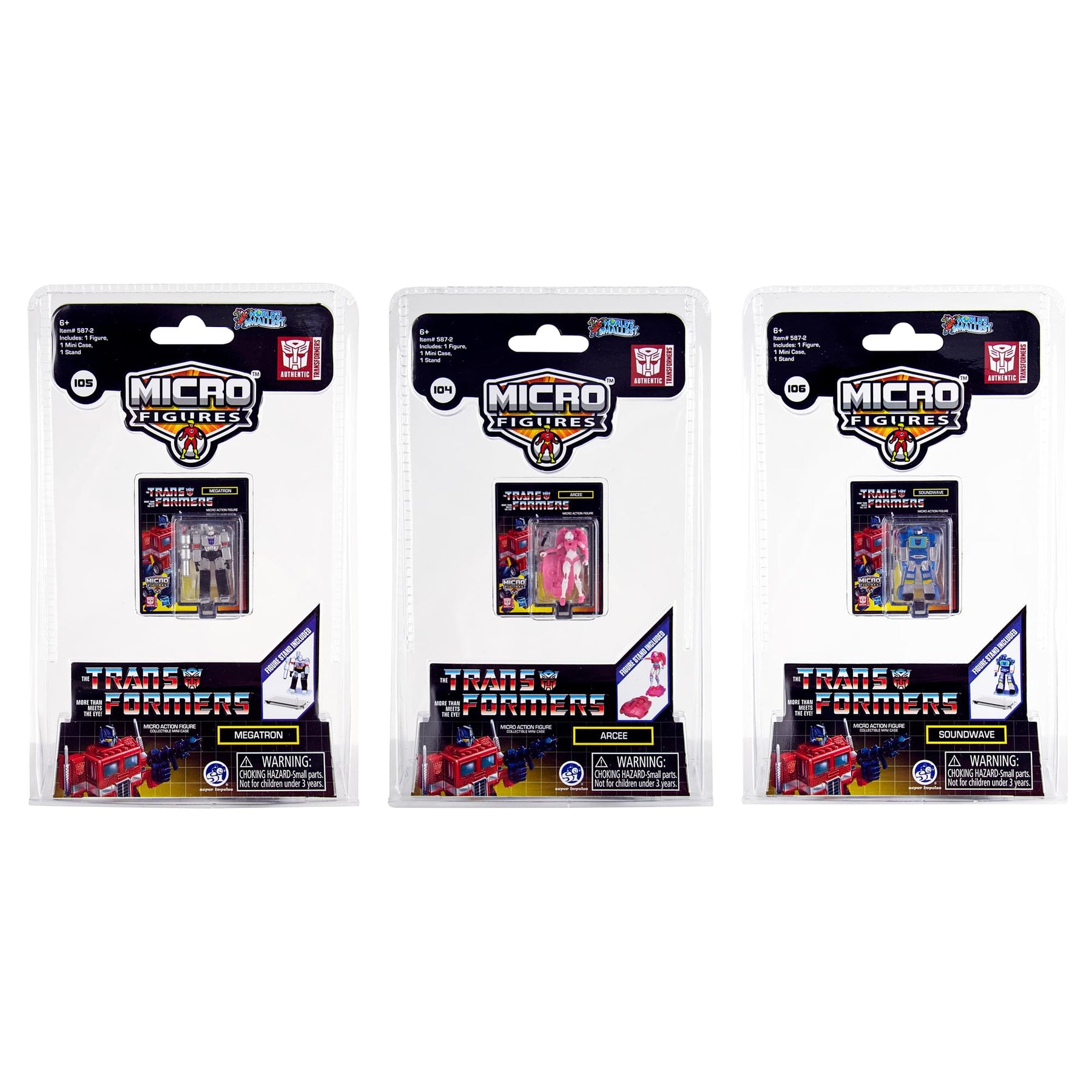 Worlds Smallest Transformers Series 2 Micro Figure | One Random